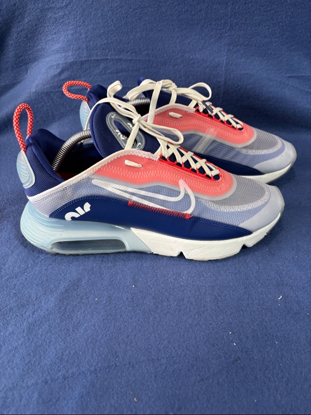 Nike Running Shoes in Blue, Red & White